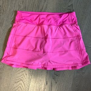 Lululemon Sonic pink tennis skirt
